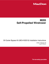 MacDon MD 183519 Installation Instructions Manual