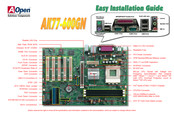 AOpen AK77-600GN Easy Installation Manual