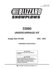 Blizzard 33980 Installation Instructions Manual