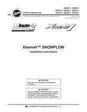 Fisher Xtreme V 44685-1 Installation Instructions Manual