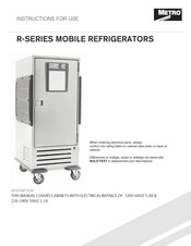 Metro DataVac R Series Instructions For Use Manual
