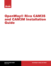 ITRON OpenWay Riva CAM3 Series Installation Manual