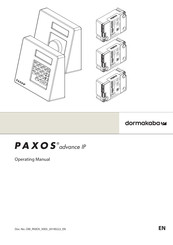 Dormakaba PAXOS advance IP Operating Manual