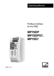 HBM MP70DP Operating Manual