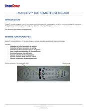 InvenSense MoveaTV BLE REMOTE User Manual
