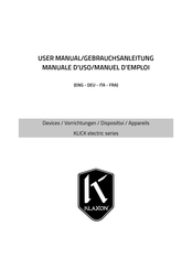 Klaxon KLICK ELECTRIC Series User Manual