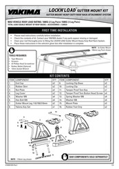 Yakima LOCKN'LOAD 8000352 Manual