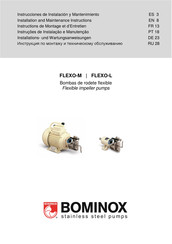 Bominox F-15/M Installation And Maintenance Instructions Manual