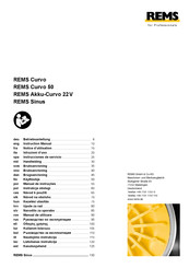 REMS Curvo 22 V Instruction Manual