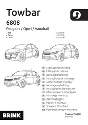 Brink 6808 Fitting Instructions Manual