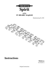 Vaderstad Spirit StripDrill ST 600C Series Instructions Manual
