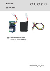 elero ExitSafe 28 388.0001 Operating Instructions Manual