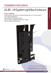 Future Automation LSL BE 3 Installation Instructions Manual