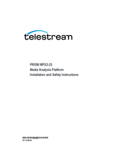 Telestream PRISM MPX2-25 Installation And Safety Instructions