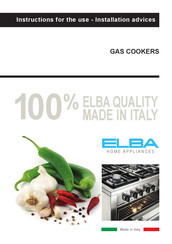 Elba E K58 820 Series Instructions For The Use - Installation Advices