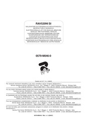Ravaglioli RAV520NI SI Manual