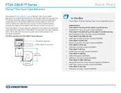 Crestron FlipTop FT2A-CBLR-1T-USBC-PWR Quick Start Manual