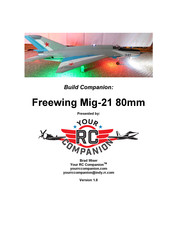 Your RC Companion Freewing Mig-21 80mm Build Instructions