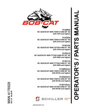 Schiller BOB-CAT 912520AAU Operator's Manual & Parts List