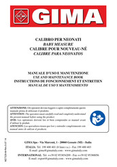 Gima 27326 Use And Maintenance Book