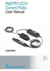 R&S RT-ZA13 User Manual