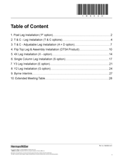 HermanMiller Everywhere Series Installation Manual