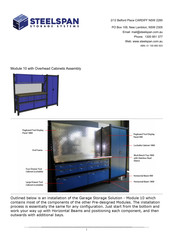 STEELSPAN STORAGE SYSTEM Module 10 Instructions Manual