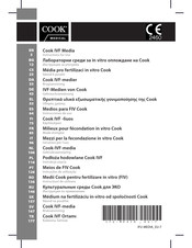 Cook Medical IVF Media Instructions For Use Manual