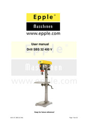 Epple Maschinen SBS 32 400 V User Manual