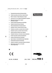 Toolson PRO-WS 900 S Original Operating Instructions