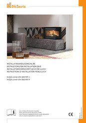Dik Geurts Instyle corner slim 660/495 L Instructions For Installation Manual