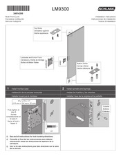 Schlage LM9300 Installation Instructions
