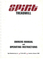 Spirit SR225 Owner's Manual & Operating Instructions