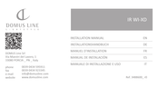 DOMUS LINE IR WI-XD Installation Manual