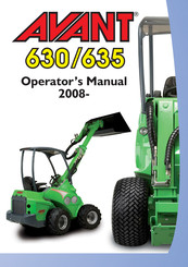 Avant 600 Series Operator's Manual