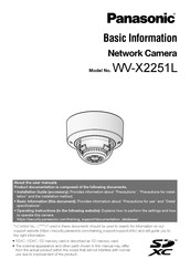 Panasonic WV-X2251L Basic Information