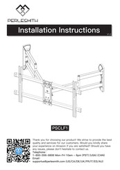 Perlesmith PSCLF1 Installation Instructions Manual