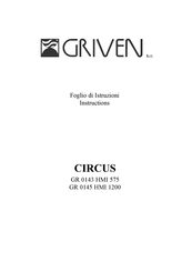 Griven CIRCUS GR 0145 HMI 1200 Instructions Manual