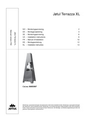 Jøtul Terrazza XL Installation Instructions Manual