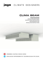 Jaga CLIMA BEAM Installation Instructions Manual