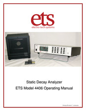 ETS 4406 Operating Manual