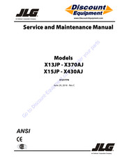JLG X13JP-X370AJ Service And Maintenance Manual