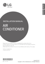 LG AMNW09GL1A2 Installation Manual