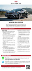 Kia Forte 2020 Vehicle Feature Tips