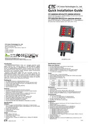 CTC Union ITP-G802SM-8PH24 Quick Installation Manual