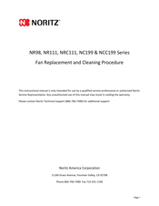 Noritz NRC111 Series Instructional Manual