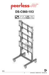 peerless-AV DS-C560-1X3 Installation Instructions Manual