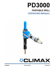 Climax PD3000 Operating Manual