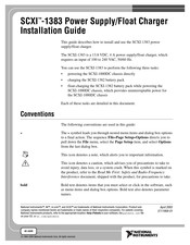 National Instruments SCXI-1383 Installation Manual