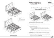 Homechoice San Tropez Double bed Assembly Instruction